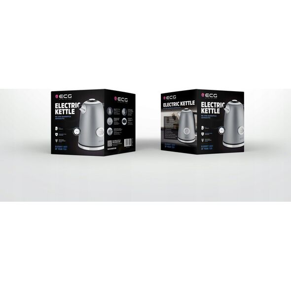 Czajnik ECG Kettle ECG RK 1700 Magnifica Anthracite