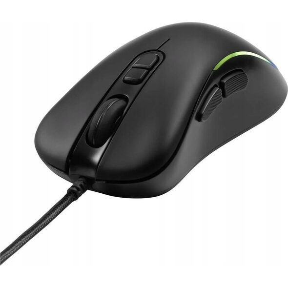 Mysz Sourcing Mouse DELTACO GAMING RGB, 800-2400