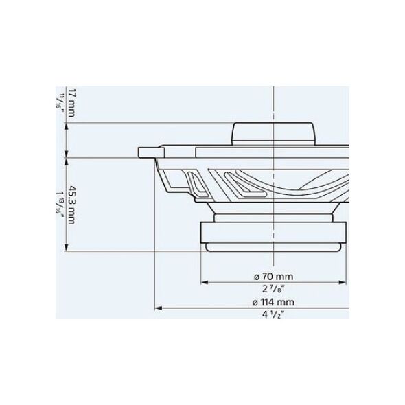 Głośnik samochodowy Sony Sony XS-130 GS 13cm Koaxial-Lautsprecher