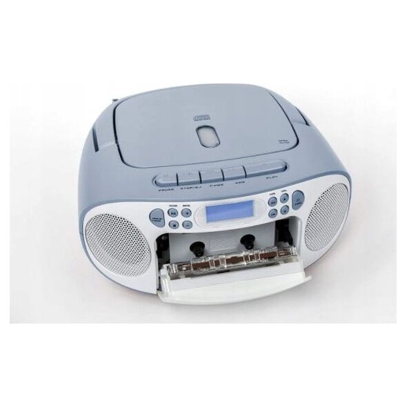 Radioodtwarzacz Reflexion Reflexion RCR2260 Boombox weiß/blau