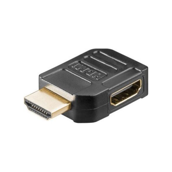 Adapter AV Goobay Adapter HDMI kątowy 90, pozłacany (8K@60HZ)