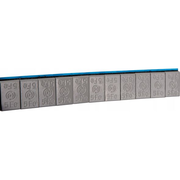 Geko Ciężarki klejone XTREME powlekane szare 12x5g – zestaw 100 pasków (6kg) (4)