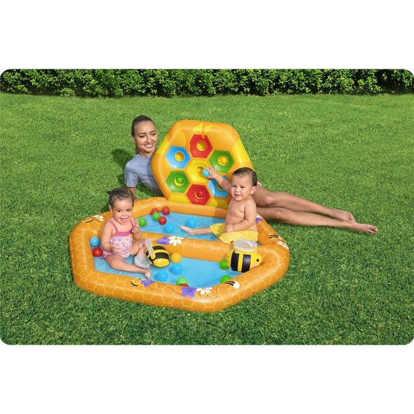 Bestway Plac zabaw dmuchany Pszczułki 127 x 119 x 61 cm Bestway 52639