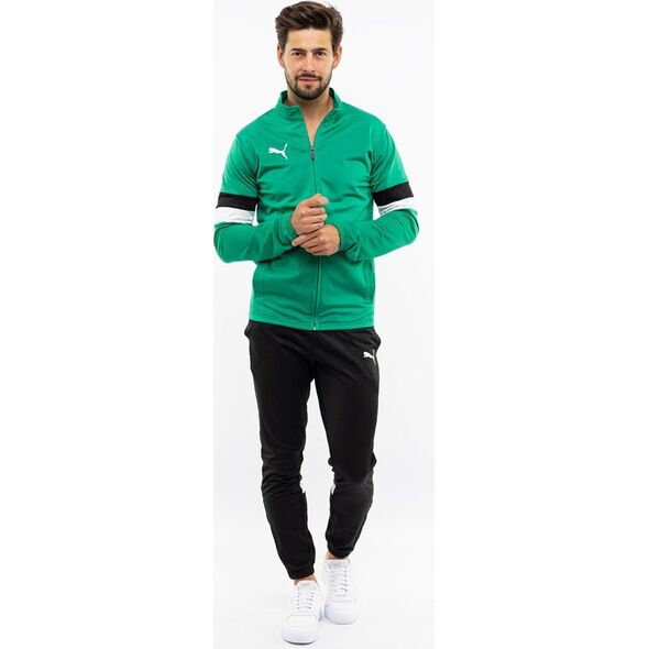 Puma Dres męski Puma Team Rise zielono-czarny 658653 05 2XL