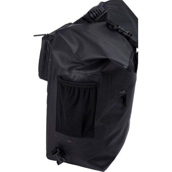 Dunlop SAKWA PLECAK TORBA ROWEROWA NA TYŁ BAGAŻNIK 4w1 25L CZARNA DUNLOP