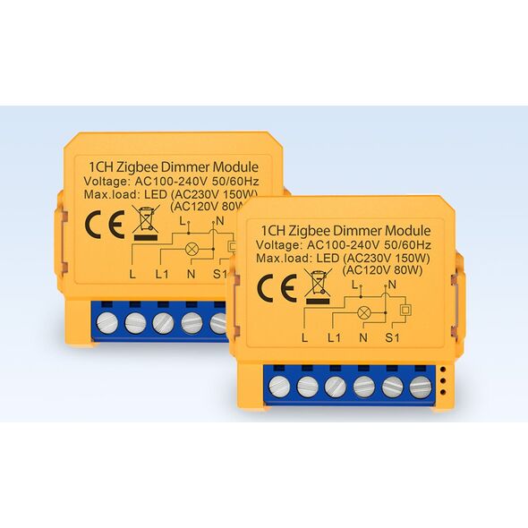 Avatto Inteligentny przełącznik dopuszkowy ZigBee Avatto ZDMS16-2 TUYA