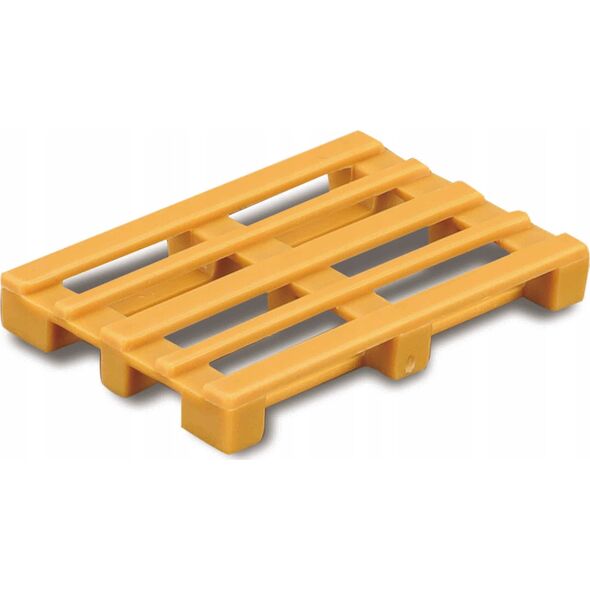Bburago BBURAGO 1:43 lorry mounted forklift, with 1 pallet, 1 basket, 18-31479