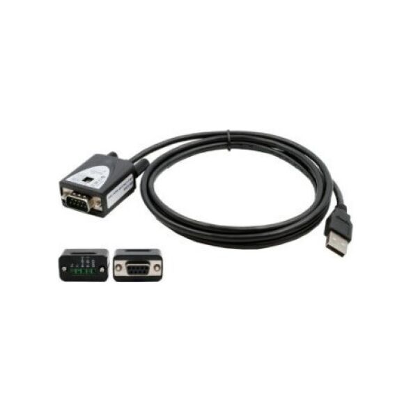 Exsys EXSYS EX-1346IS USB 2.0 do 1x port szeregowy RS-422/485, 15KV ESD, 4.0KV, konwerter, kabel, FDTI, czarny, 1.8 m