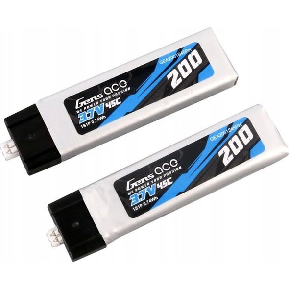 Gens Ace Akumulator Gens ace 200mAh 3.7V 45C 1S1P Lipo  (2 szt.)