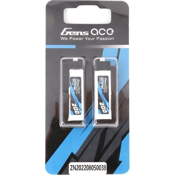 Gens Ace Akumulator Gens ace 200mAh 3.7V 45C 1S1P Lipo  (2 szt.)