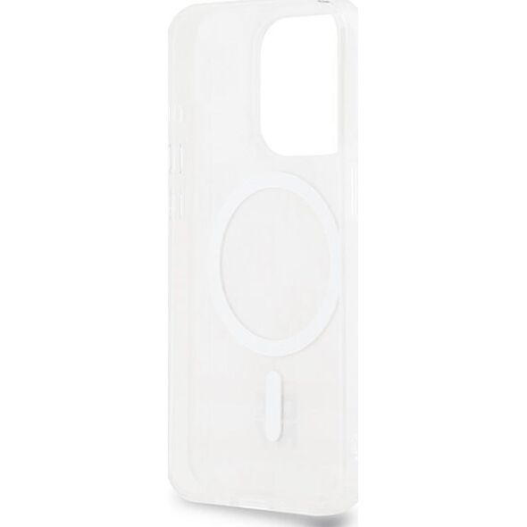 DKNY DKNY DKHMP13LHCPTSP iPhone 13 Pro / 13 6.1" różowy/pink hardcase IML Checkered Mono Pattern & Printed Stripes MagSafe