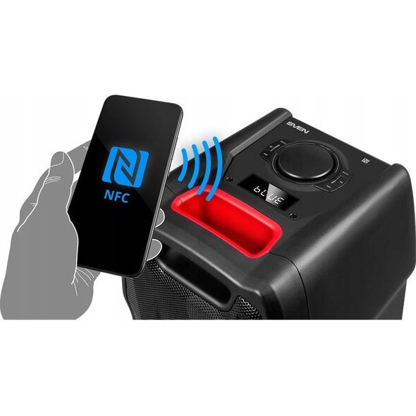 Głośnik Sven Speaker SVEN PS-730 black (100W TWS Bluetooth FM USB microSD LED-display 4400mA*h) SV-021689