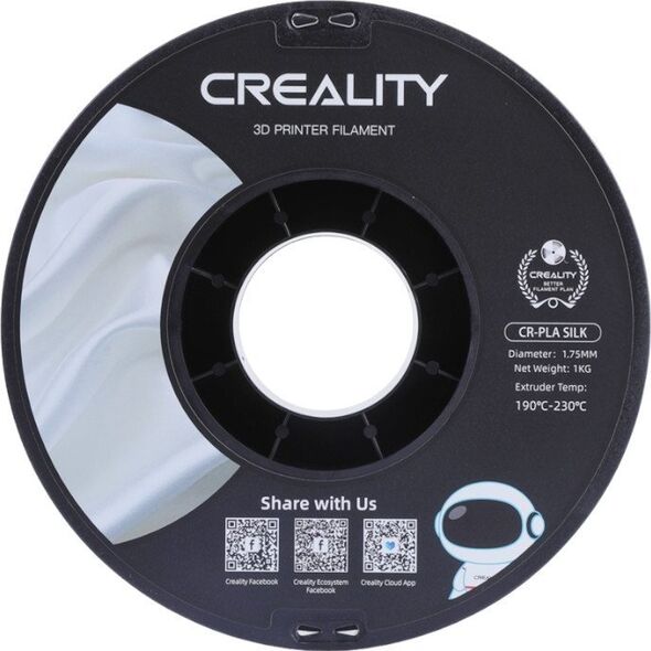 Creality Filament CR-Silk PLA Creality (Biały)