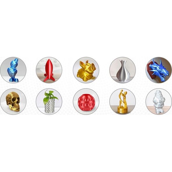 Creality Filament CR-Silk PLA Creality (Niebiesko-zielony)
