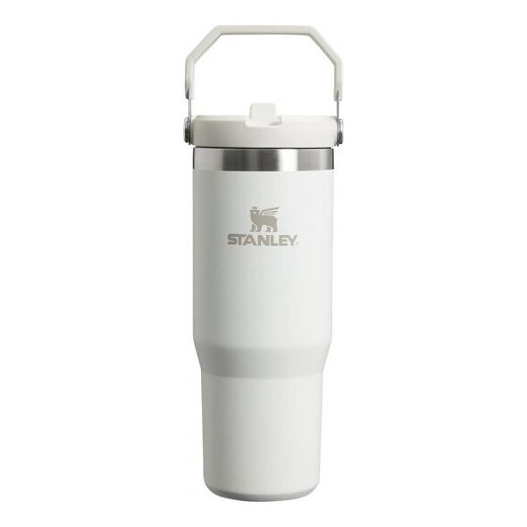 Stanley Thermal bottle with straw The IceFlow Flip Straw Tumbler 0 89L white 2809993407
