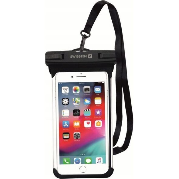 Sourcing Swissten Waterproof Phone Case IPX8 Black