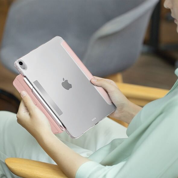 Etui na tablet Uniq UNIQ etui Camden Click iPad Air 11" (2024) różowy/blush pink