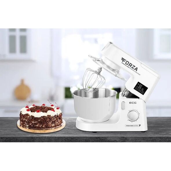 Robot kuchenny ECG Food processor ECG FORZA 5500 Giorno Bianco