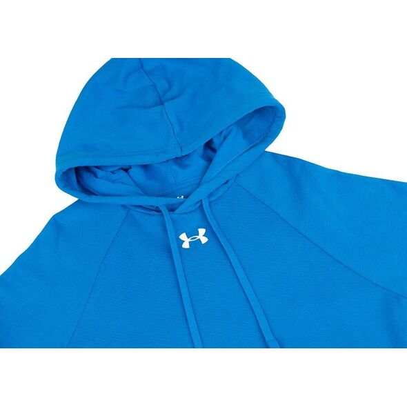 Under Armour Bluza z kapturem kangurka męska Under Armour Rival Fleece Hoodie niebieska 1379757 406 L