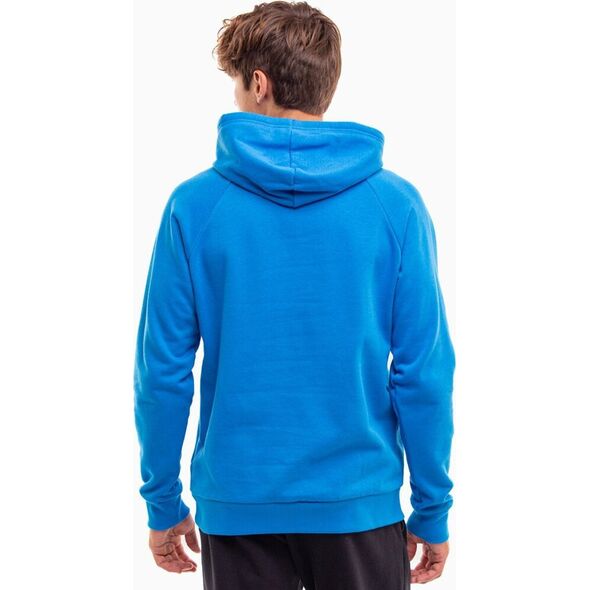 Under Armour Bluza z kapturem kangurka męska Under Armour Rival Fleece Logo HD niebieska 1379758 406 2XL