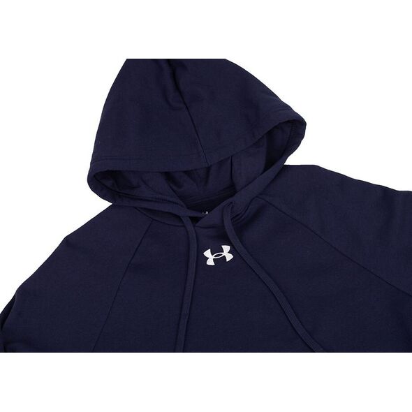 Under Armour Bluza z kapturem kangurka męska Under Armour Rival Fleece Hoodie granatowa 1379757 410 M