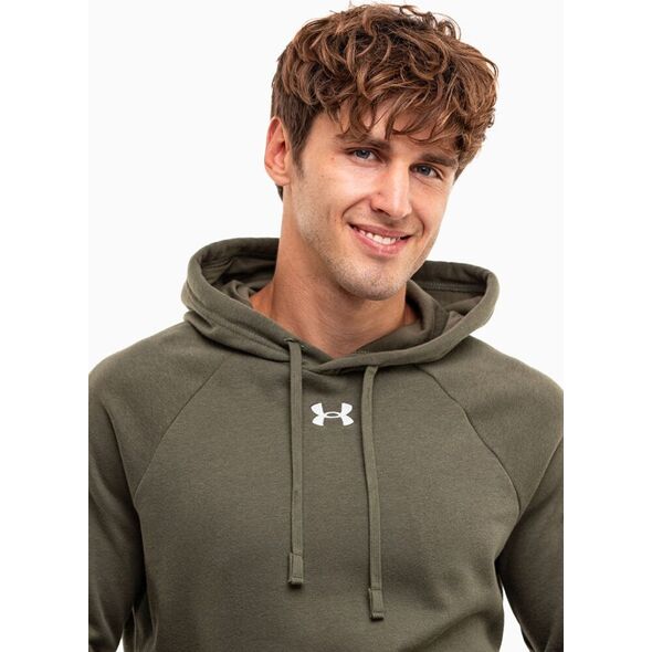 Under Armour Bluza męska Under Armour Rival Fleece Hoodie oliwkowa 1379757 390 L