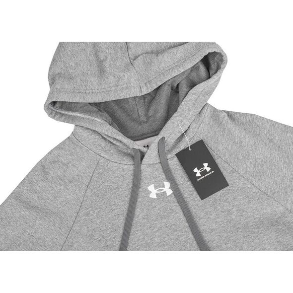 Under Armour Bluza z kapturem męska Under Armour Rival Fleece Hoodie szara 1379757 025 XL