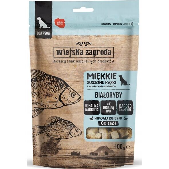Wiejska Zagroda Wiejska Zagroda Przysmak Kąski - białoryby 100g
