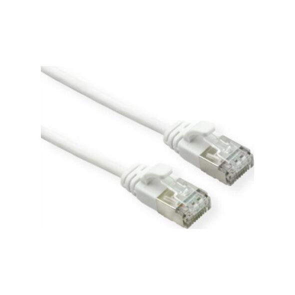 Roline ROLINE F/UTP DataCenter Patchkabel Cat.6A (Class EA), LSOH, extra dun, wit, 2 m