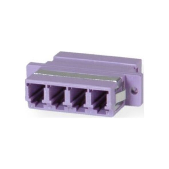 Adapter AV Value VALUE Łącznik światłowodowy LC 4-gang, OM4, PB