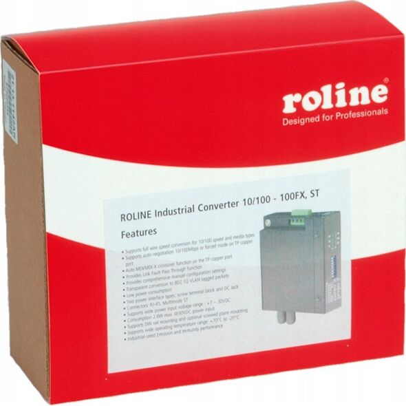 Roline Konwerter ROLINE Industrie RJ-45, ST
