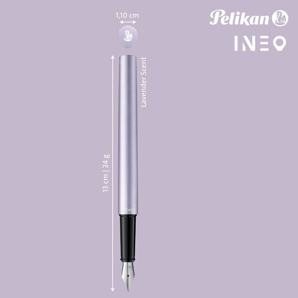 Pelikan Pióro wieczne metalowe INEO P6 Lavender metalowe etui prezentowe PELIKAN