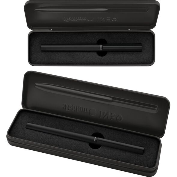 Pelikan Pióro wieczne metalowe INEO P6 Black Rock metalowe etui prezentowe PELIKAN