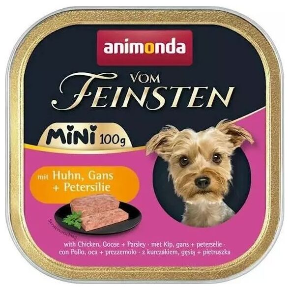 Animonda Animonda vom Feinsten Karma Dla Psa Mini Kurczak Gęś 100g