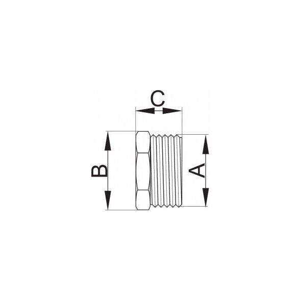 Hydroland KOREK GZ CHROME 1/2" H // ŁC.KOREK.1/2 10599922 5900308732632