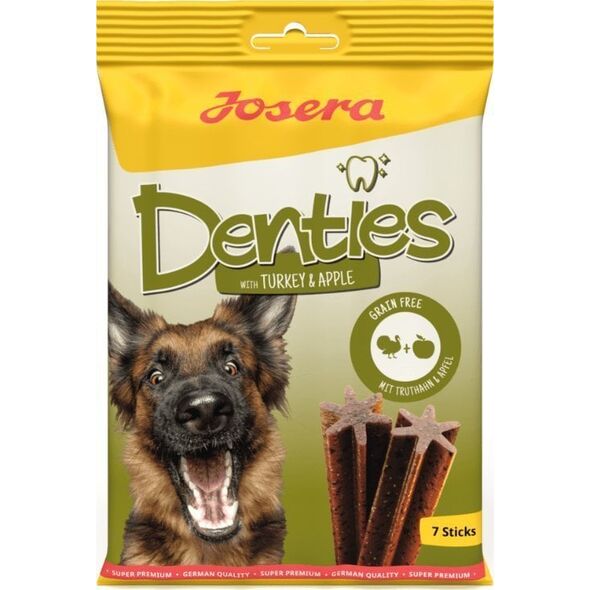 Josera Denties με πουλερικά και μούρα και με γαλοπούλα και μήλο 180g+180g 8992360 6090905026094