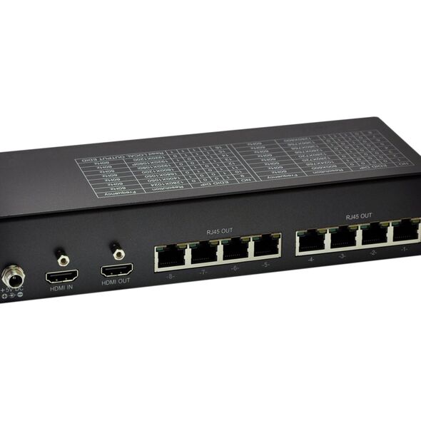 System przekazu sygnału AV LevelOne LevelOne HVE-9118T przedłużacz AV Nadajnik AV Czarny