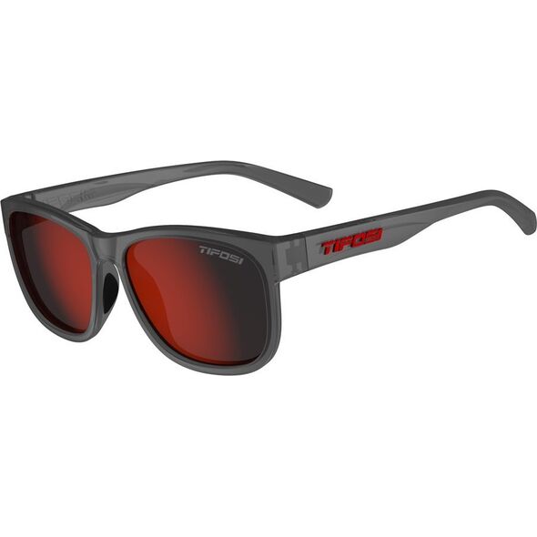 TIFOSI Okulary TIFOSI SWANK XL satin vapor (1 szkło Smoke Red 15,4% transmisja światła) (NEW)