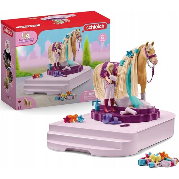 Schleich SCHLEICH SOFIAS OBROTOWA STACJA PIELĘGNACJA KONI