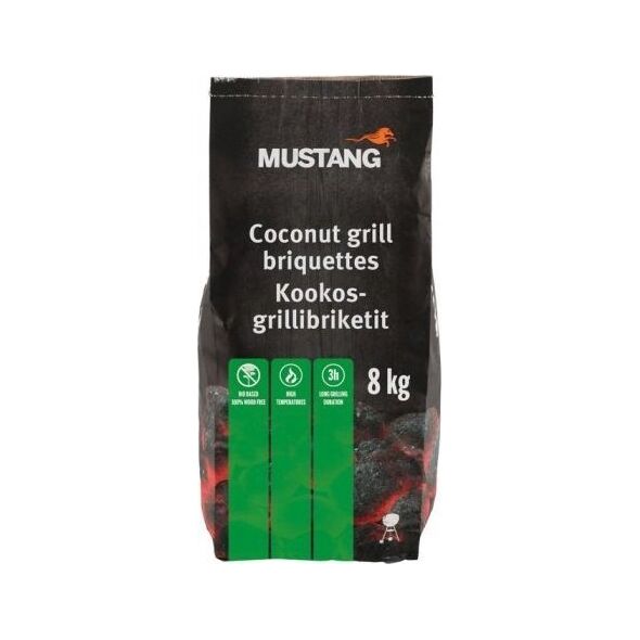 Mustang Mustang Coconut grill briquette 8 kg