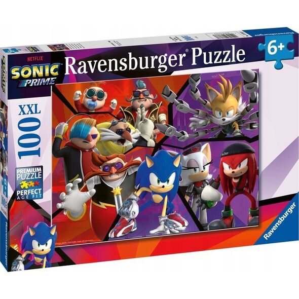 Ravensburger Puzzle 100 elementów Sonic Prime