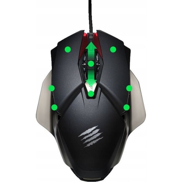 Mysz Mad Catz MadCatz B.A.T. 6+ Black Performance Gaming Mouse