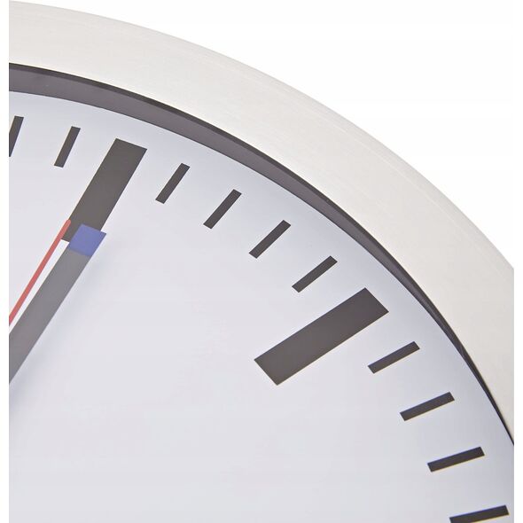 TFA TFA 60.3528.02  radio-controlled wall clock aluminium