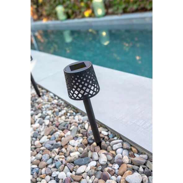 New Garden New Garden Gretita Solar Lamp Garden Spike   4 units   black