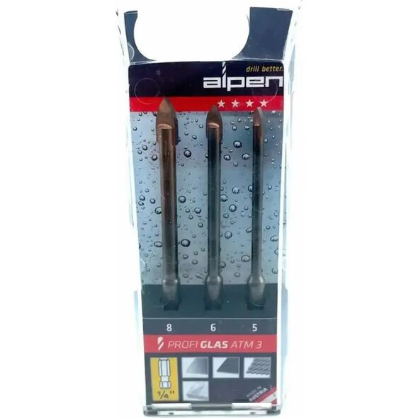 Wiertło Alpen Alpen Cassette Profi Glass ATM 3-289