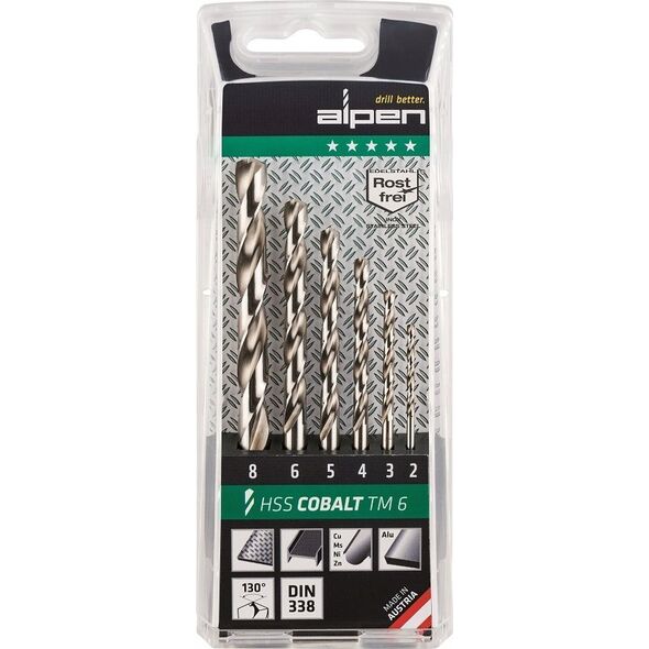 Wiertło Alpen Alpen Cassette HSS Cobalt Forte TM 6