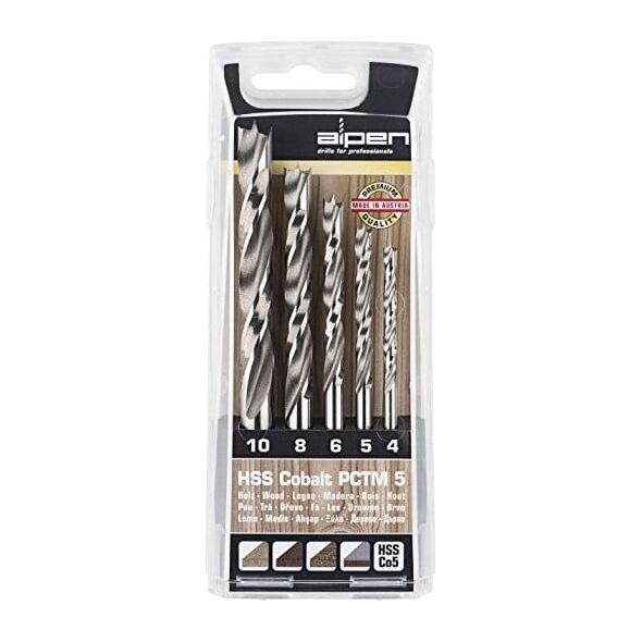 Wiertło Alpen Alpen HSS-Cobalt PCTM 5-tlg