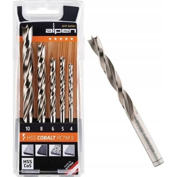 Wiertło Alpen Alpen HSS-Cobalt PCTM 5-tlg