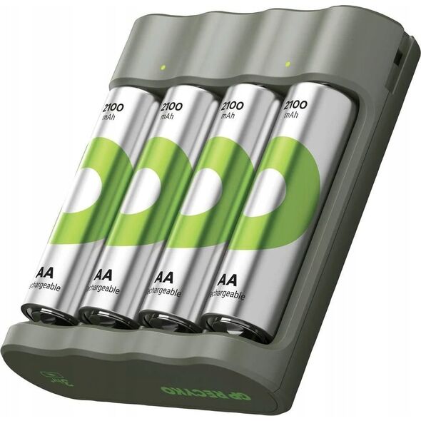 Ładowarka GP GP ReCyko B441 4-Port USB-Model Charger incl.4xAA NiMh 2100mAh