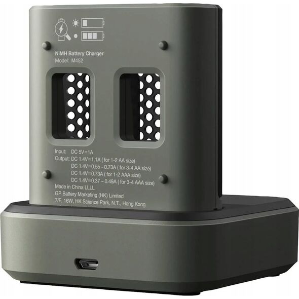 Ładowarka GP GP ReCyko M452 4-fold LCD-Model Docking St. + 4x AA NiMh 2600mAh